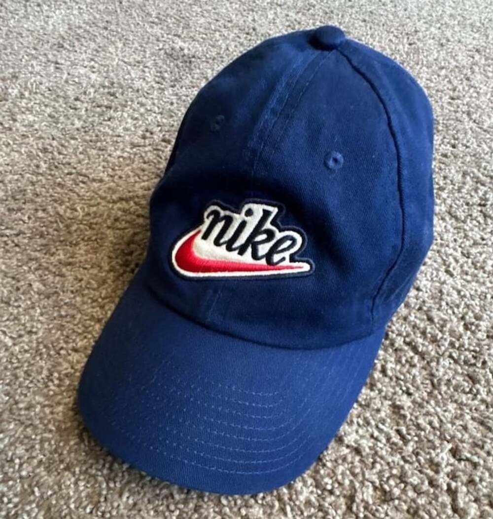 Nike Heritage86 Script Logo Hat Blue